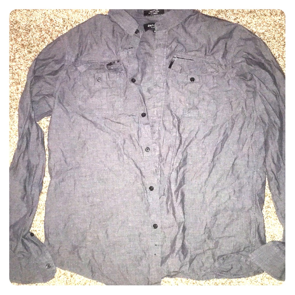 XL Eighty Eight Platinum button down shirt